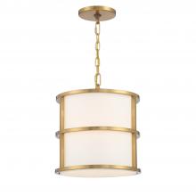 CRYSTORAMA 9593-LG - Brian Patrick Flynn Hulton 3 Light Luxe Gold Mini Pendant