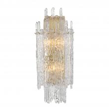 CRYSTORAMA ACK-923-AG - Libby Langdon Ackerly 3 Light Aged Brass Sconce