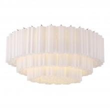 CRYSTORAMA ADD-331-CH-WH - Addis 16 Light Polished Chrome Flush Mount