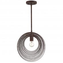 CRYSTORAMA DOR-B7701-FB - Doral 1 Light Forged Bronze Mini Pendant