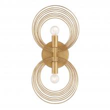 CRYSTORAMA DOR-B7722-RG - Doral 2 Light Renaissance Gold Sconce