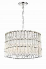 CRYSTORAMA ELL-B3006-PN - Libby Langdon Elliot 6 Light Polished Nickel Chandelier