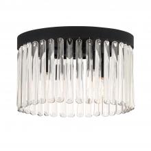 CRYSTORAMA EMO-5400-BF - Emory 4 Light Black Forged Flush Mount