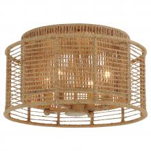 CRYSTORAMA JAY-A5000-BS - Jayna 4 Light Burnished Silver Flush Mount