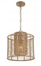 CRYSTORAMA JAY-A5001-BS - Jayna 1 Light Burnished Silver Mini Pendant