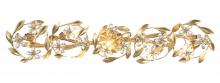CRYSTORAMA MSL-305-GA - Marselle 5 Light Antique Gold Sconce