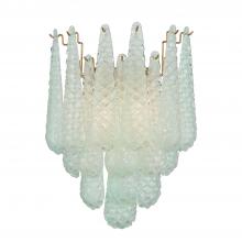 CRYSTORAMA OLL-6002-AG-GR - Ollie 2 Light Aged Brass Sconce