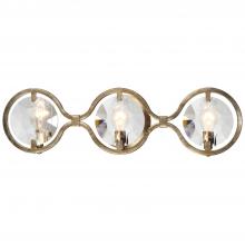 CRYSTORAMA QUI-7623-DT - Quincy 3 Light Distressed Twilight Bathroom Vanity