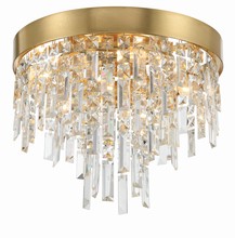 CRYSTORAMA WIN-213-GA-CL-MWP - Winfield 4 Light Antique Gold Flush Mount