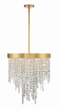 CRYSTORAMA WIN-215-GA-CL-MWP - Winfield 5 Light Antique Gold Chandelier