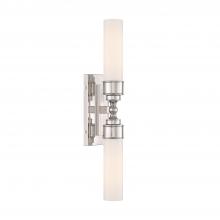 CRYSTORAMA WLX-302-PN - Wilcox 2 Light LED Polished Nickel Sconce