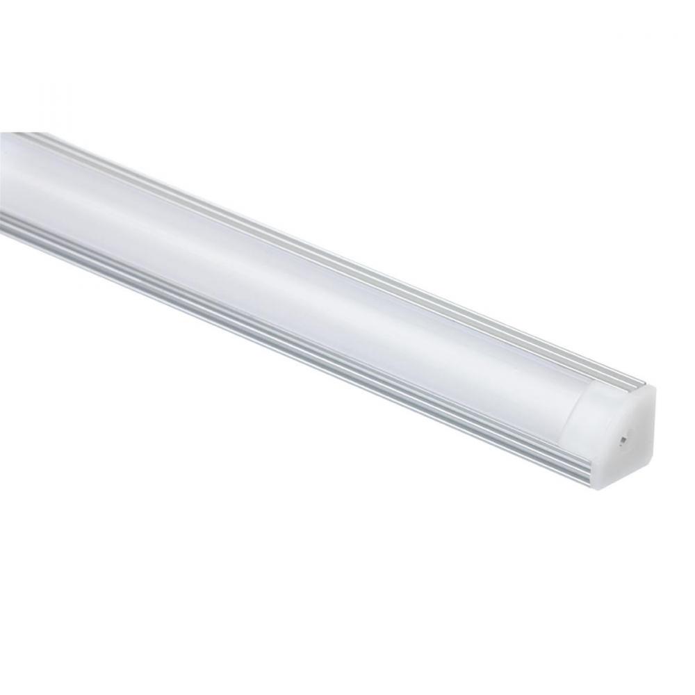 3M (118&#34;) - 18 x 18 mm Aluminum Extrusion with Frosted Lens
