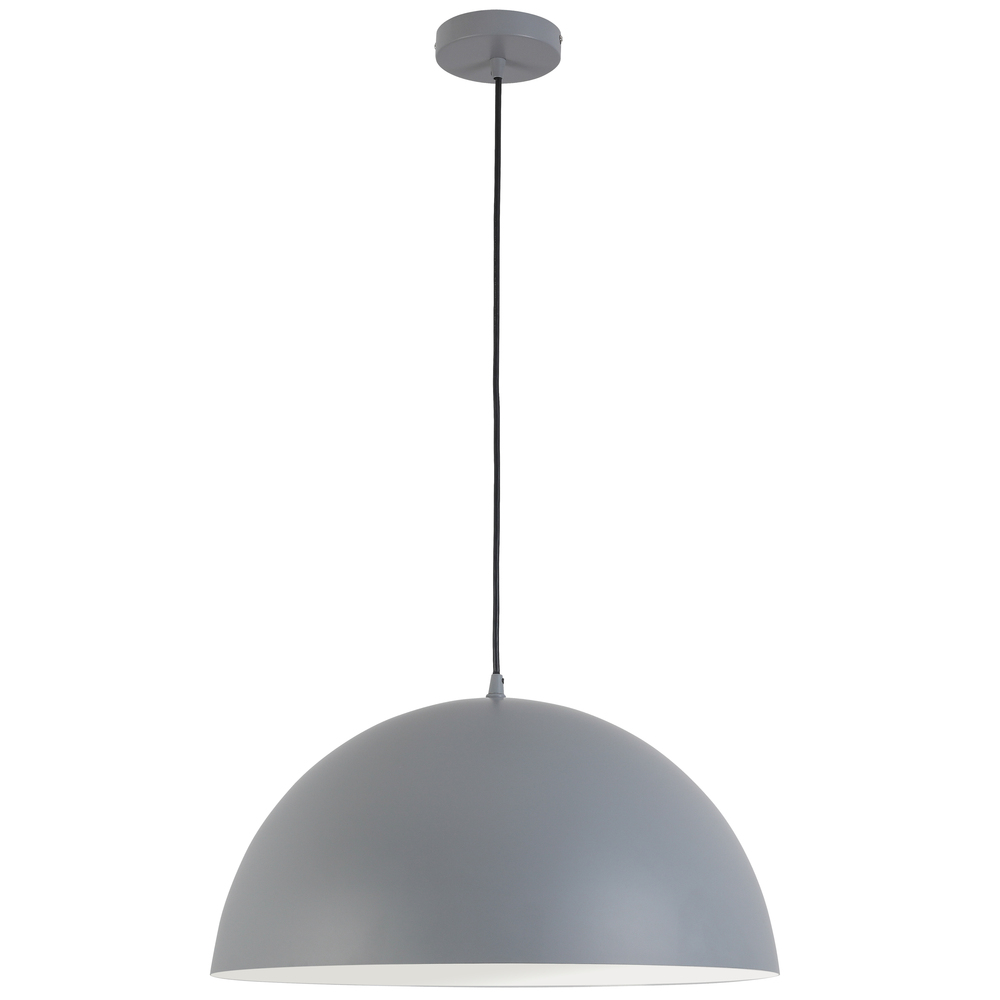 1 Light Incandescent 20&#34; Pendant Grey