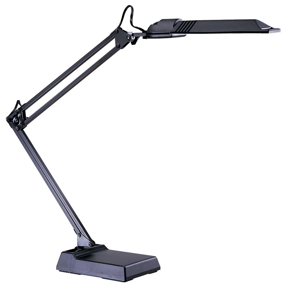 Fluorescent Spring Balanced Arm Desk Lamp, 36&#34; Reach, comes with 13W Fluorescent Bulb