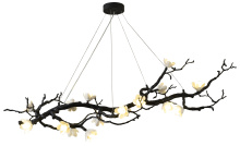 Bethel International CC04C63BR - Black Chandelier