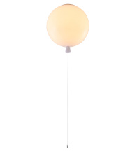 Bethel International DLS71FM11W - White Acrylic Flush Mount Balloon Light