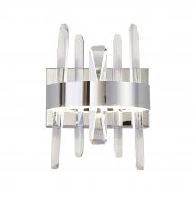 Bethel International FT73W12CR - LED Wall Sconce Stainless Steel & Crystal