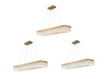 Bethel International FT97C48G-2 - Gold LED Chandelier