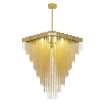 Bethel International IMG03C31G - Gold Prism Chandelier
