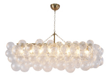 Bethel International KM15C50BR - Brass Frame Chandelier
