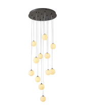 Bethel International WHP24BLK - Black Chandelier