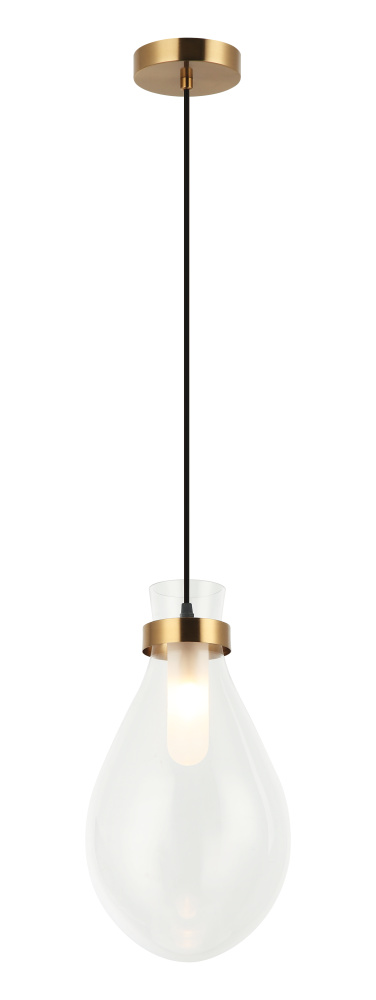 Seranna Aged Gold Brass Pendant