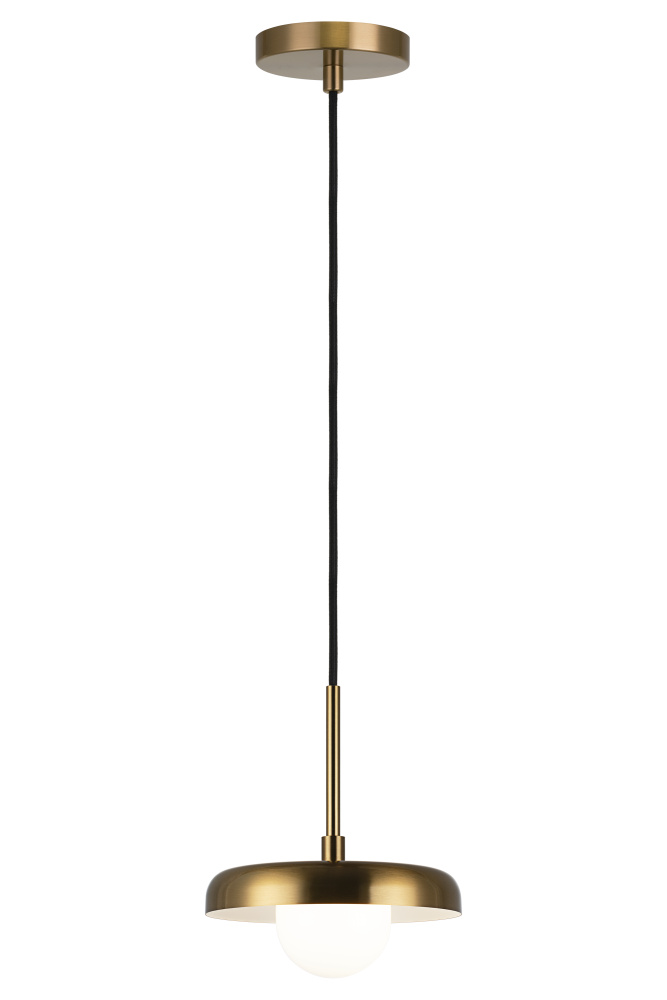 Creston Aged Gold Brass Pendant