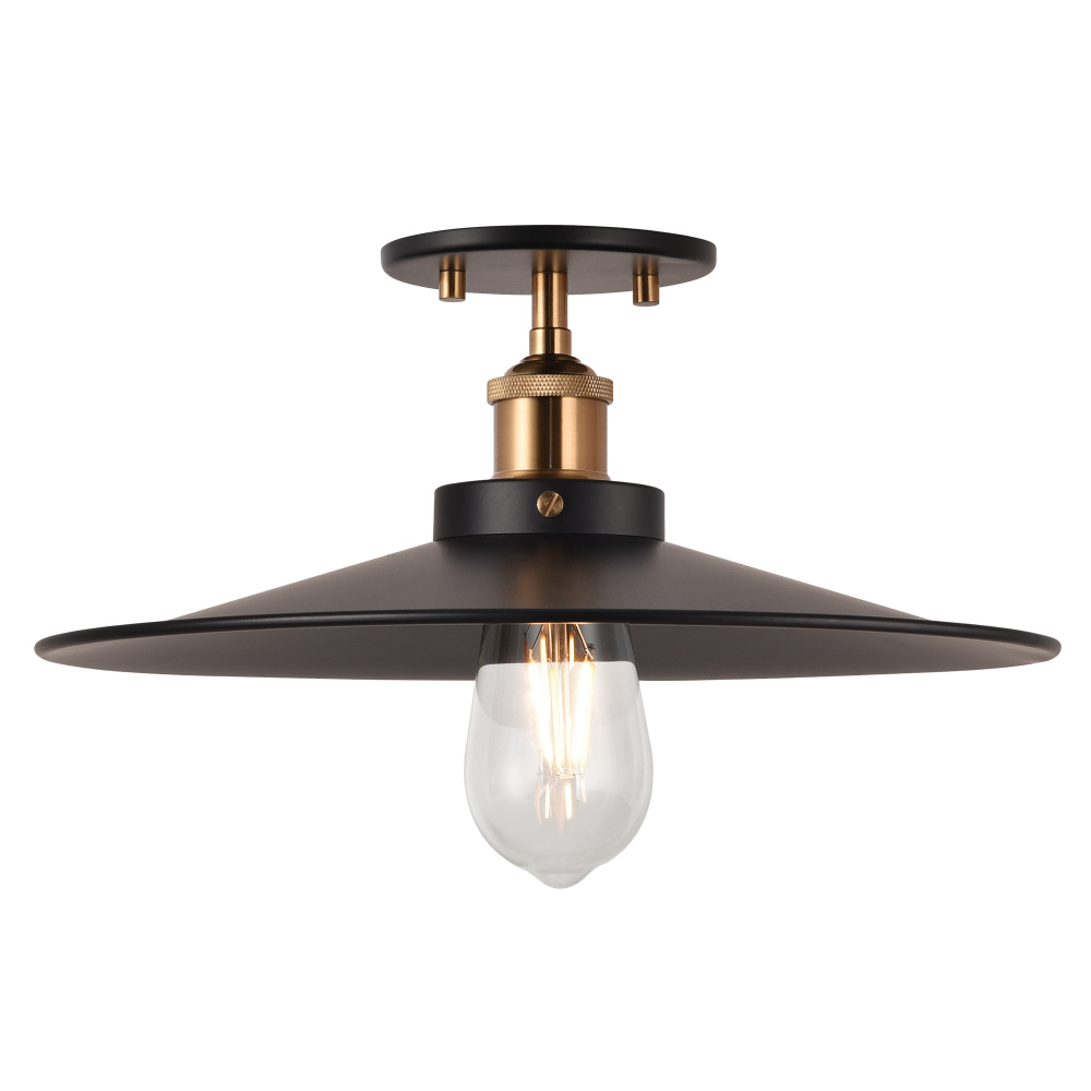 Bulstrode&#39;s Workshop Aged Gold Brass Ceiling Mount
