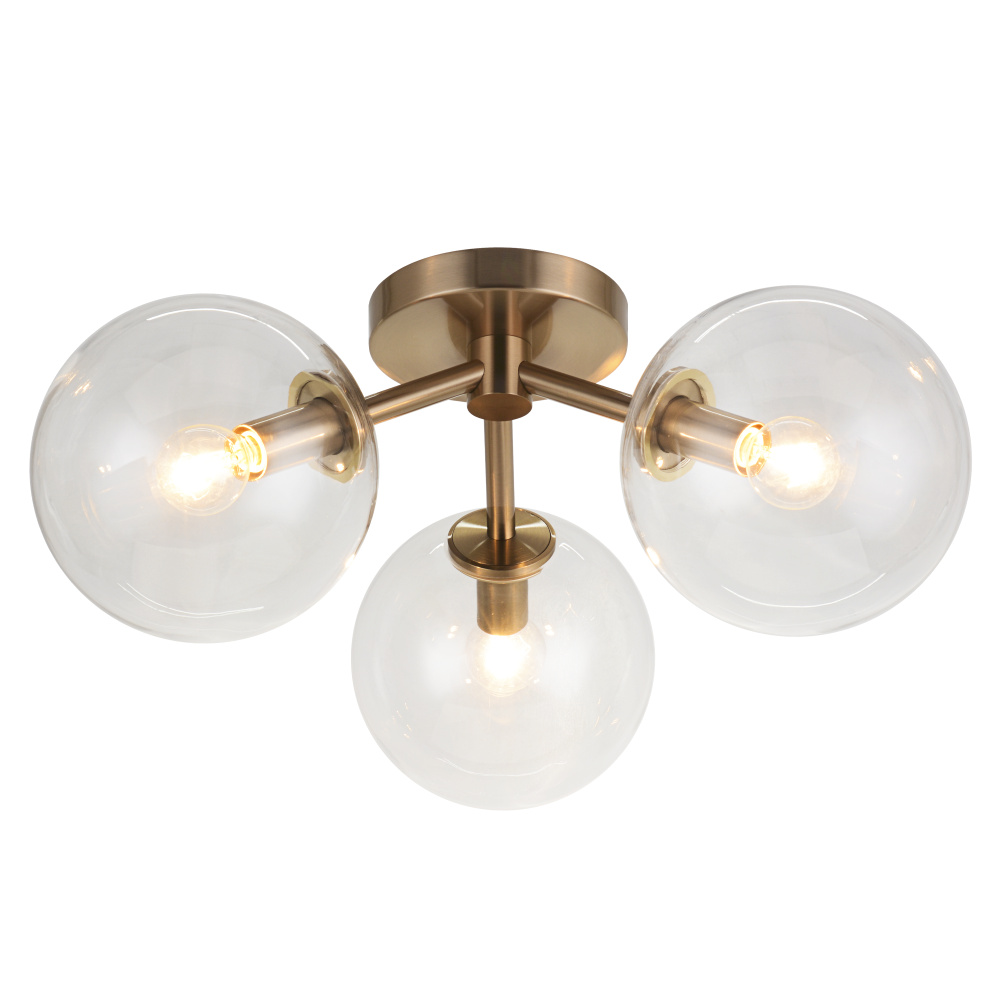 Novo Aged Gold Brass Ceiling Mount