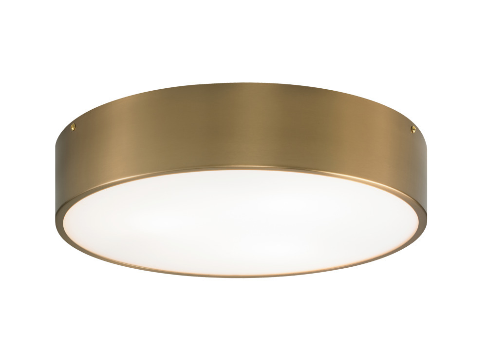 Snare Aged Gold Brass Flush Mounts