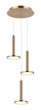 Matteo Lighting C37703AG - Extraterrestrial Aged Gold Brass Pendant