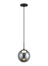 Matteo Lighting C61311MBSM - Boble Matte Black Pendant