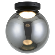 Matteo Lighting X61311MBSM - Boble Matte Black Flush Mounts