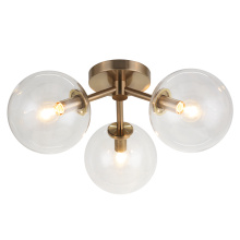 Matteo Lighting X81703AGCL - Novo Aged Gold Brass Ceiling Mount