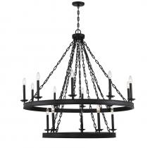 Savoy House Canada 1-4406-15-89 - Seville 15-Light Chandelier in Matte Black