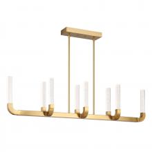 Savoy House Canada 1-8951-8-322 - Del Mar 8-Light LED Linear Chandelier in Warm Brass by Breegan Jane