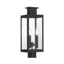 Savoy House Canada 5-828-BK - Ascott 3-Light Outdoor Post Lantern in Matte Black