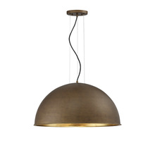 Savoy House Canada 7-5014-3-84 - Sommerton 3-Light Pendant in Rubbed Bronze with Gold Leaf