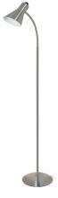 Satco Products Inc. 60/807 - Gooseneck Floor Lamp - 1 Light - Brushed Nickel