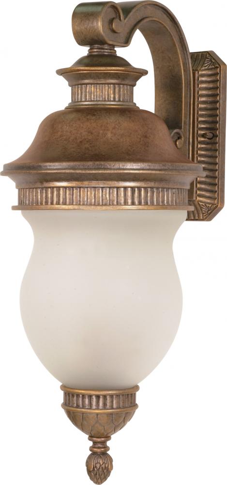 Luxor - 3 Light - 27&#34; - Wall Lantern - Arm Down w/ Satin Frost Glass
