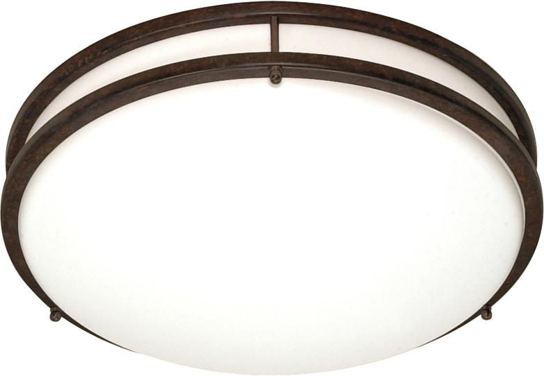 Glamour - 3 Light CFL - 17&#34; - Flush Mount - (3) 18w GU24 / Lamps Included