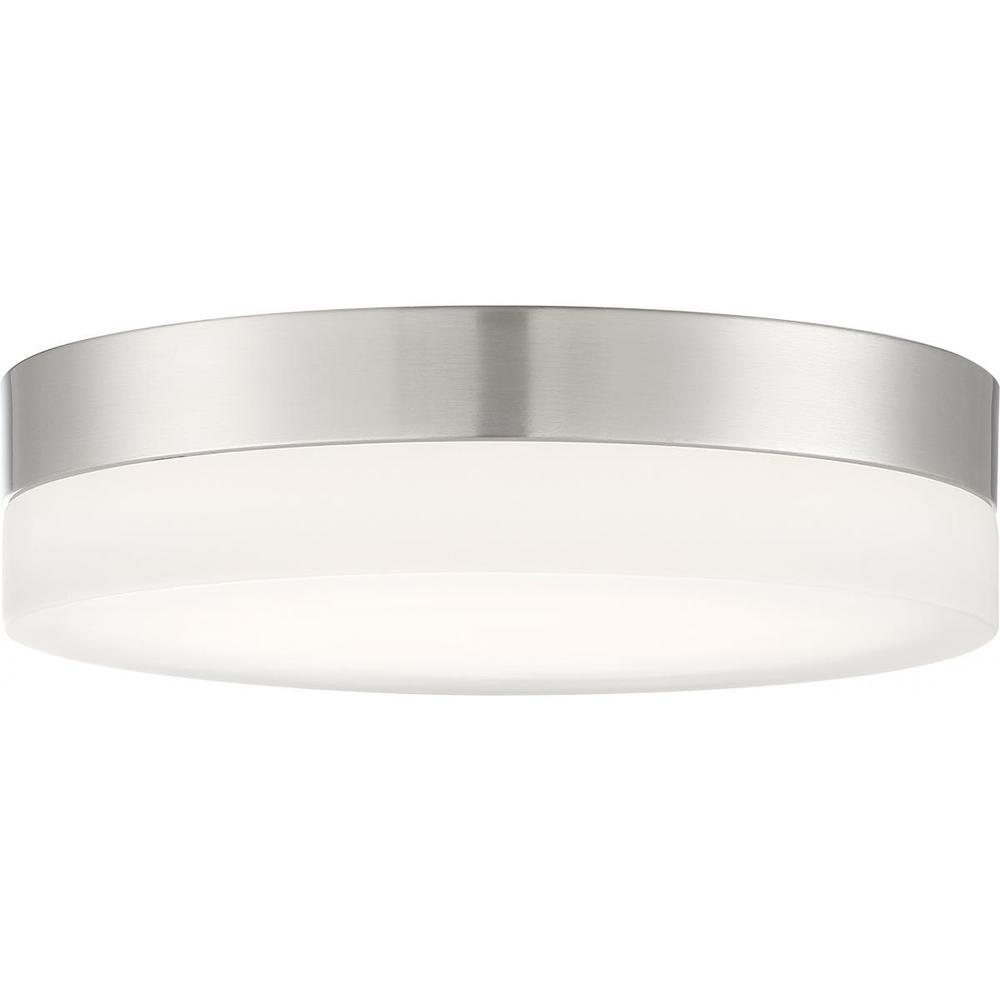 Pi - 9&#34;- LED Flush - Brushed Nickel Finish
