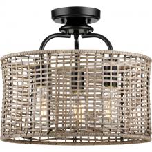 Drum Shade Semi-Flush Mts.