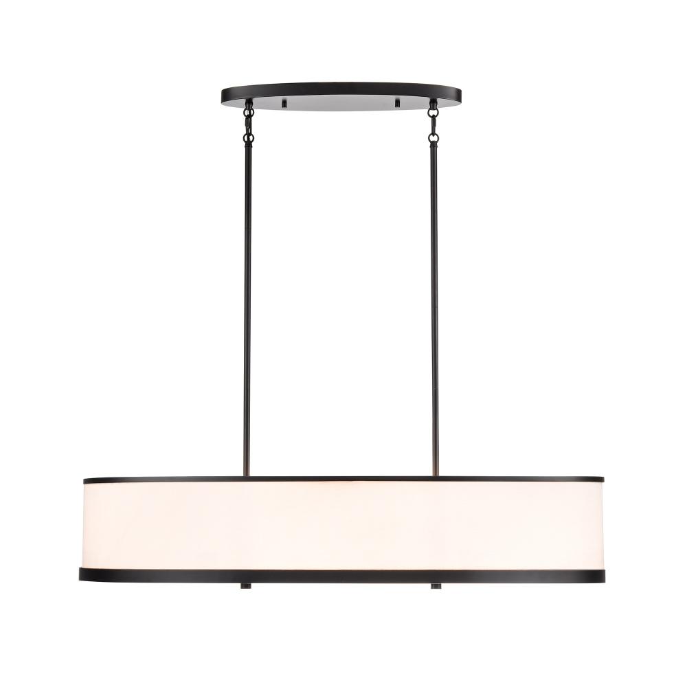 High Street 8 Light Island Light 15&#34;, Black