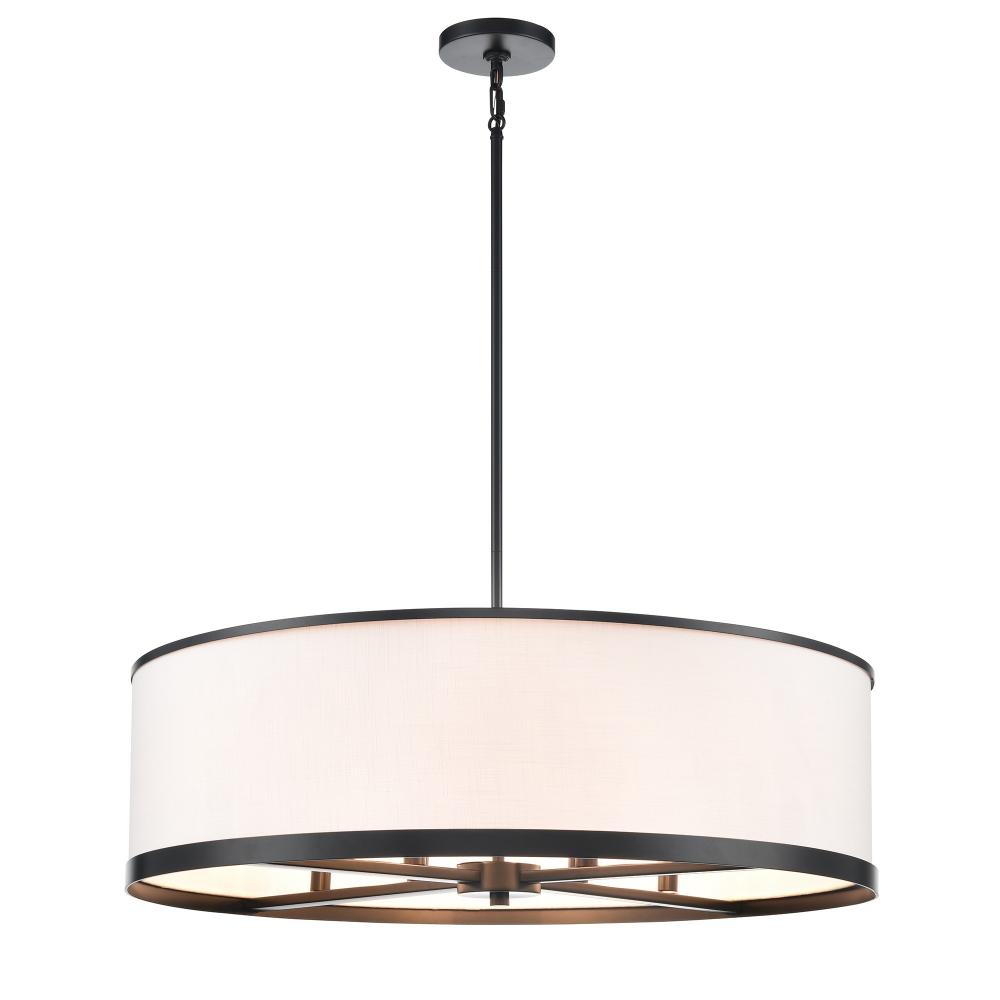 High Street 8 Light Island Light 30&#34;, Black