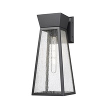 Artcraft AC8861BK - Lucian Collection 1-Light 17" Outdoor Wall Light Black