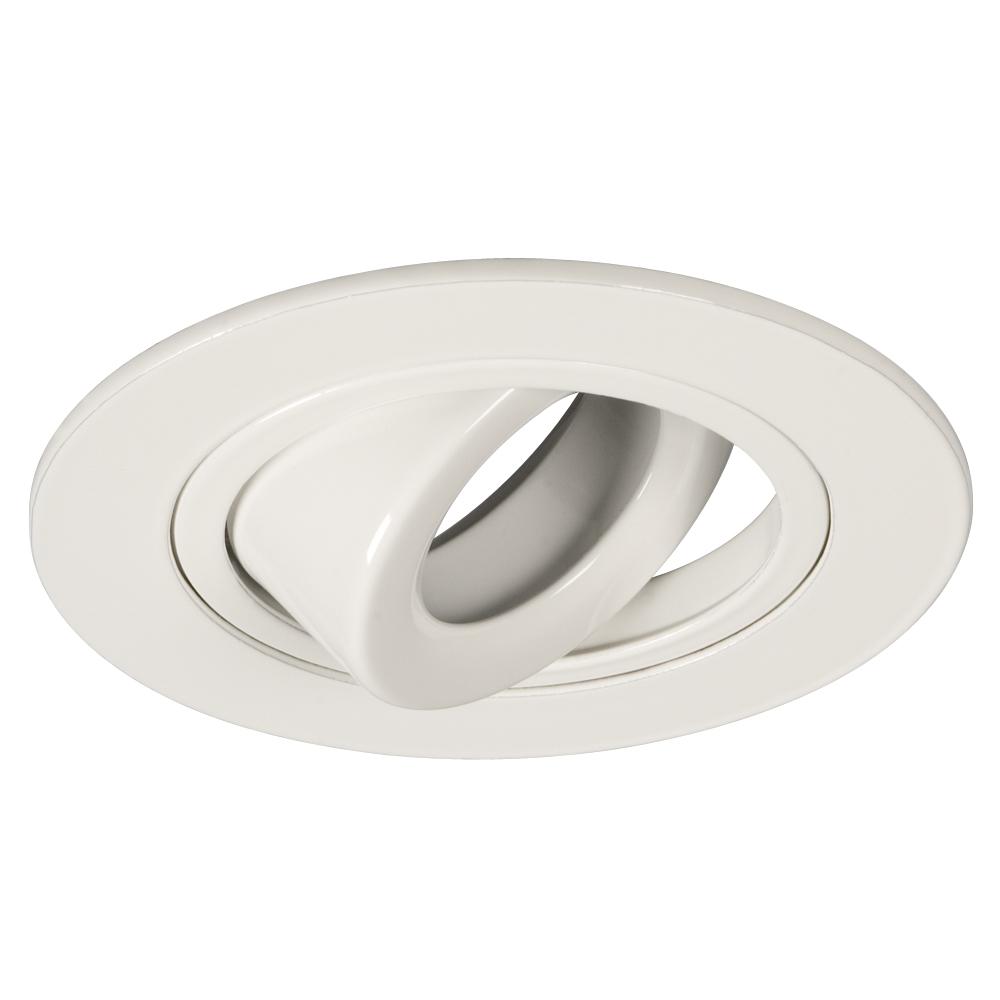 4&#34; Low / Line Voltage Gimble Ring - White