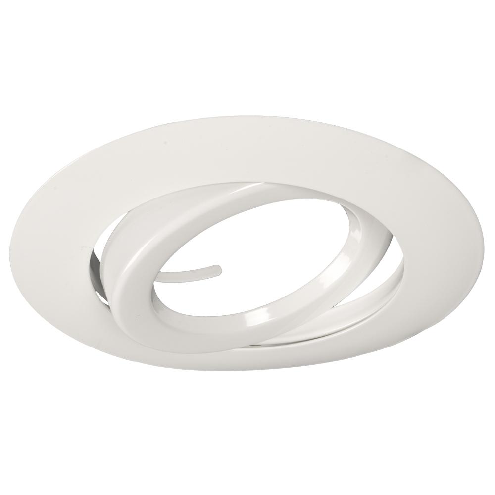 6&#34; Line Voltage Gimbal Ring - White