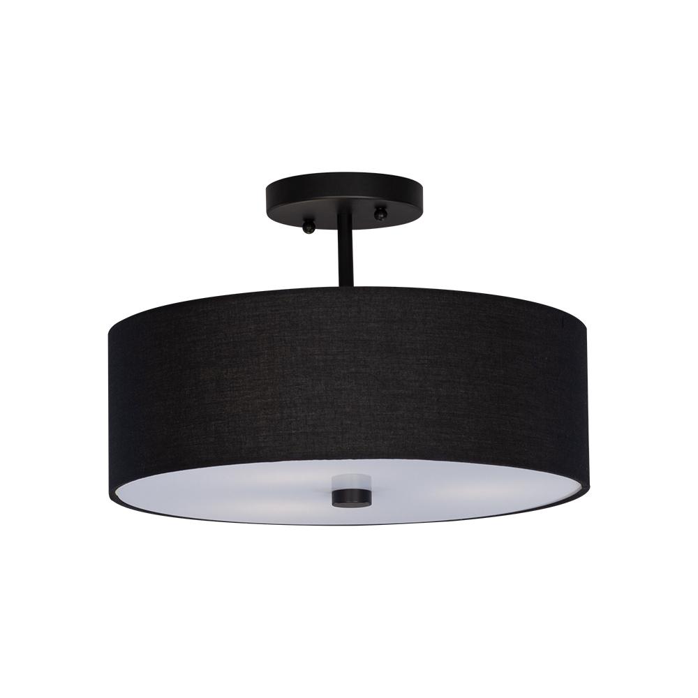 14.125&#34; Flush/Semi-Flush BK-HO/BK-SHA