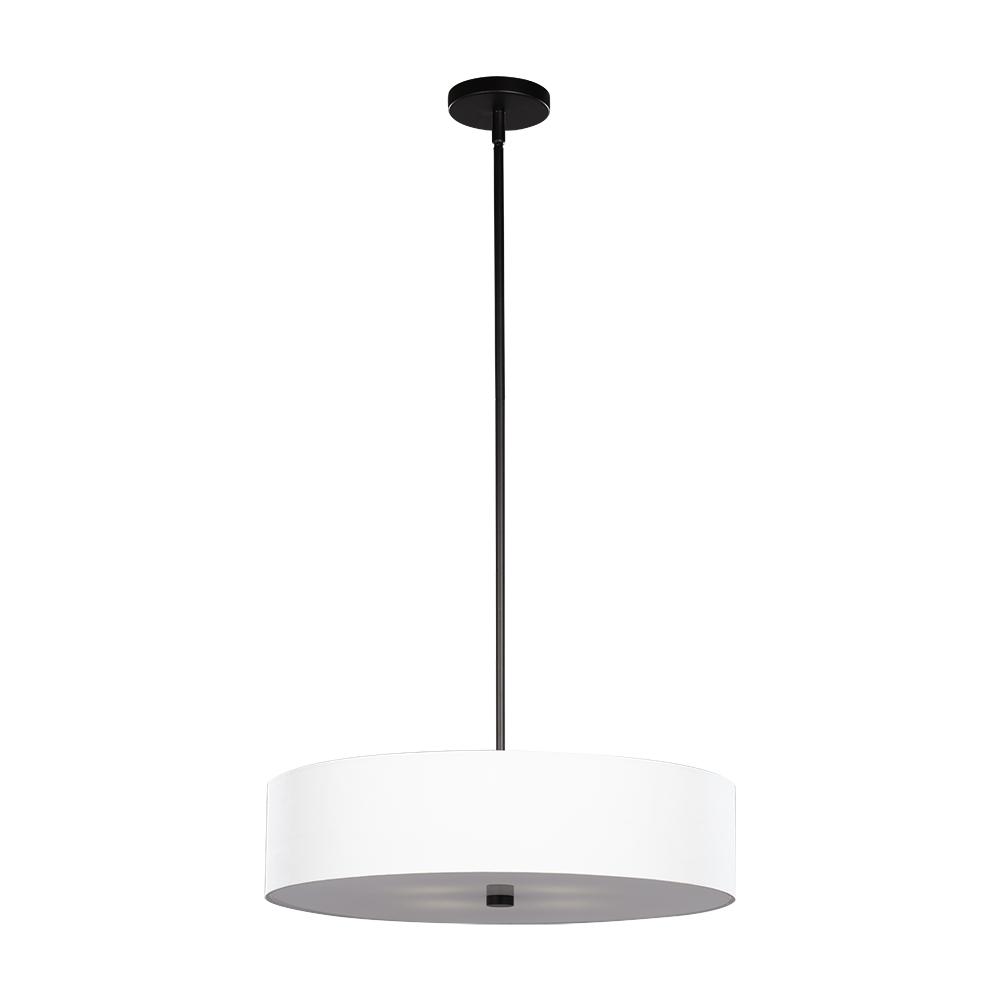 20&#34; Semi-Flush/Pendant BK-HO/WH-SHA